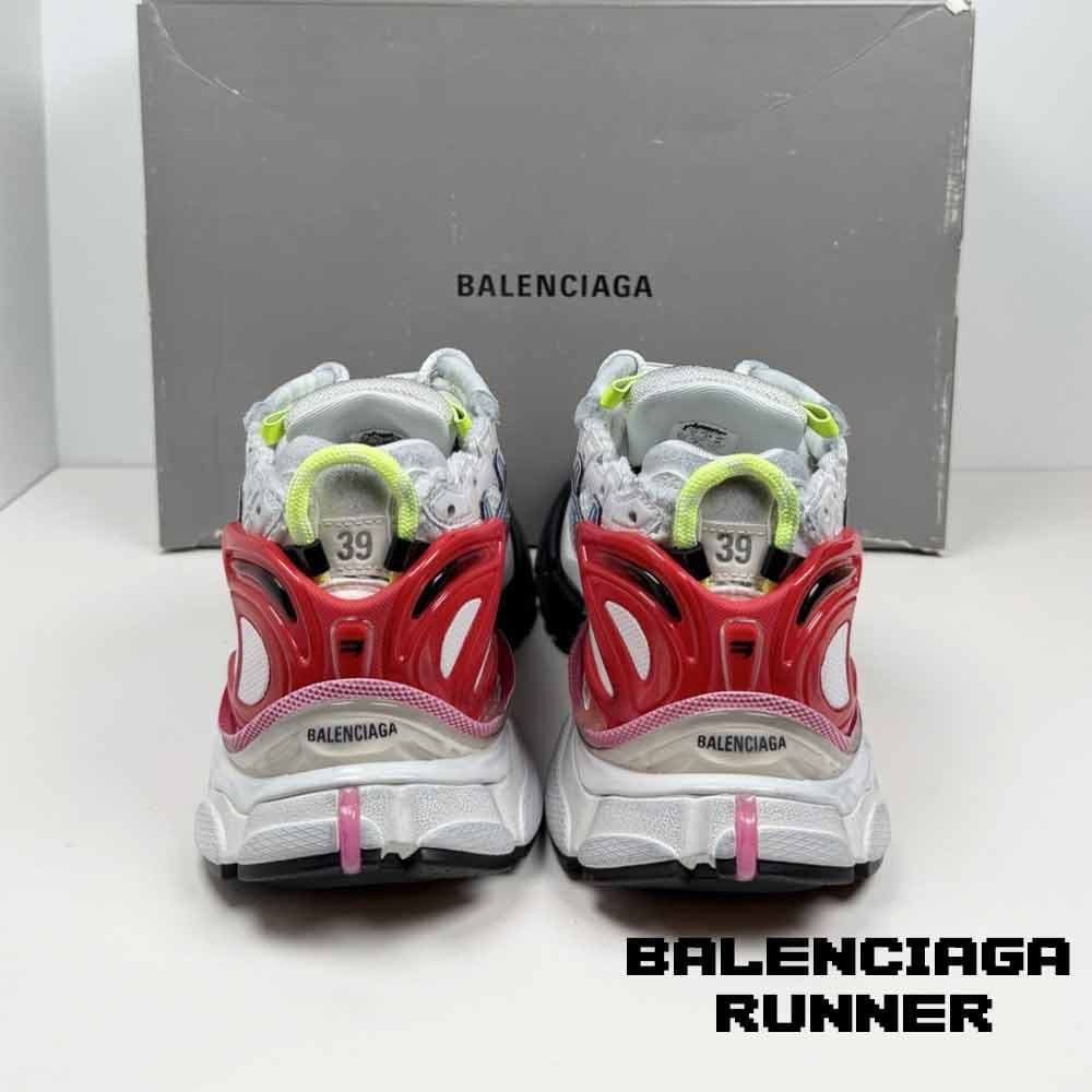 کفش کتونی بالنسیاگا رانر سفید آبی قرمز Balenciaga Runner white Blue Red — تصویر ۶