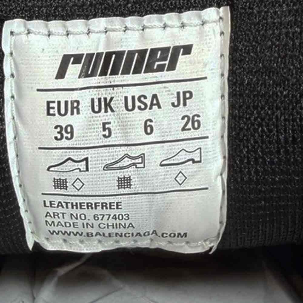 کفش کتونی بالنسیاگا رانر آبی سفید Balenciaga Runner Blue White — تصویر ۳