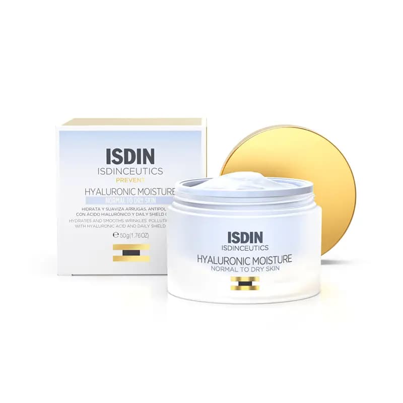 کرم آبرسان و مرطوبکننده پوست نرمال تا خشک ایزدین Isdin Isdinceutics Hyaluronic — تصویر ۲