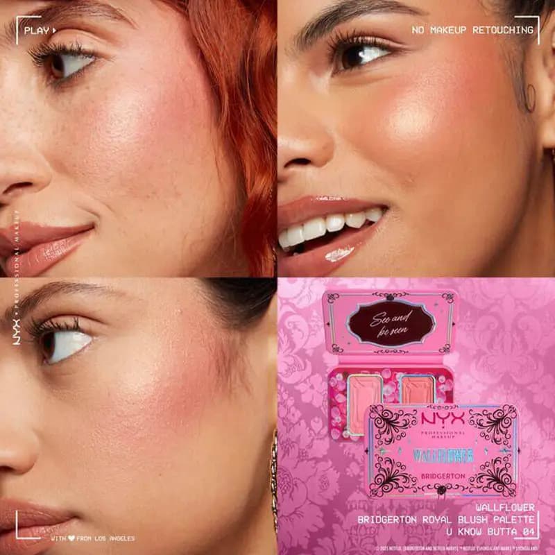 پلت رژگونه رویال بریجرتون نیکس NYX Bridgerton Royal — تصویر ۲