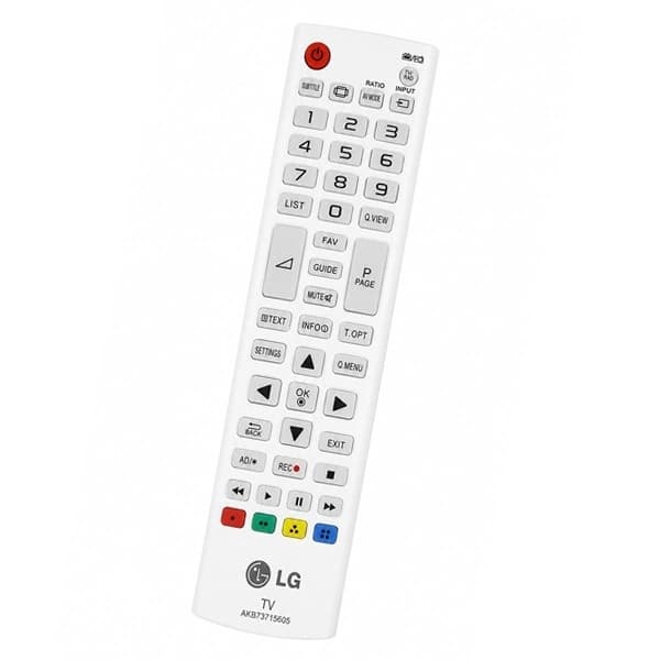 ریموت کنترل تلویزیون الجی مدل AKB73715605 مرغوب، سفید، (میکروسوئیچی دکمههای شبنما) — تصویر ۵