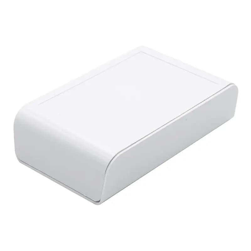 جعبه برد پلاستیکی دو تکه سفید مدل BMD-A سایز 120x80x30 میلیمتر – محفظه پروژه الکترونیکی
