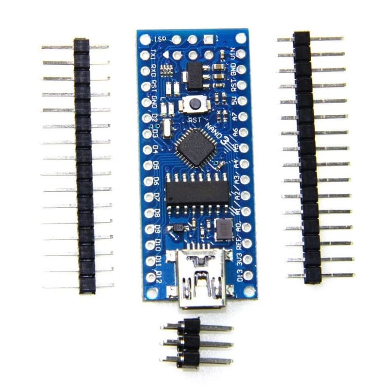 برد آردوینو نانو Arduino Nano CH340 با تراشه ATMEGA168 — تصویر ۴