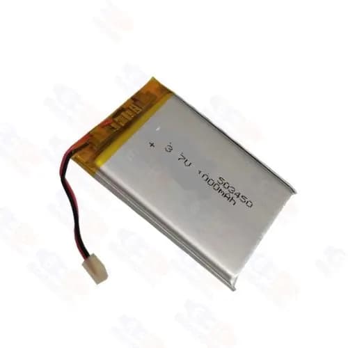 باتری لیتیوم پلیمر 3.7 ولت 1000mAh سایز 503450 — تصویر ۲