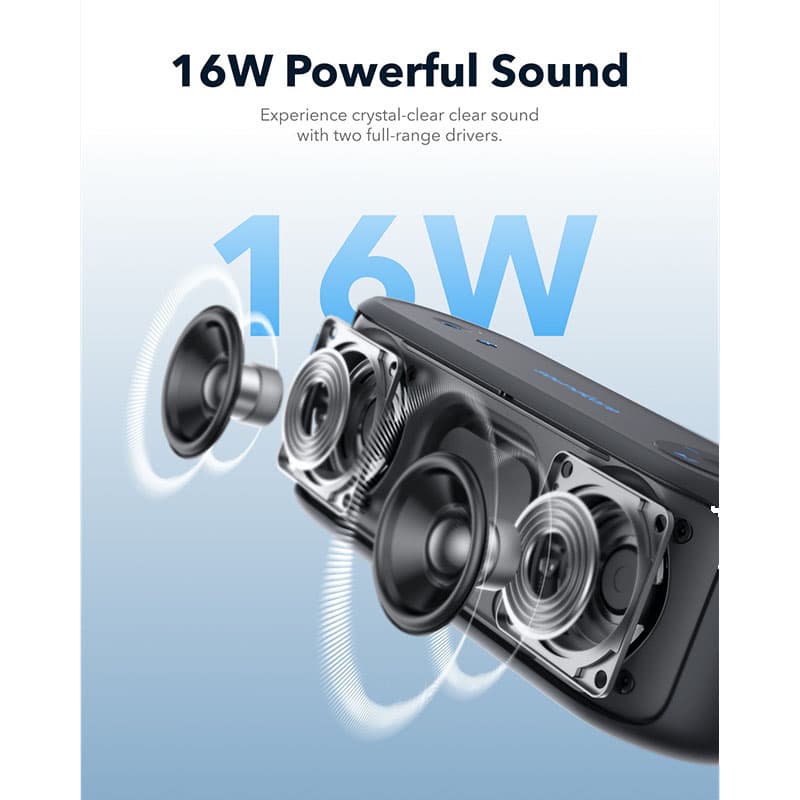 اسپیکر بلوتوثی ۱۶ وات انکر مدل Soundcore Select 3 — تصویر ۳