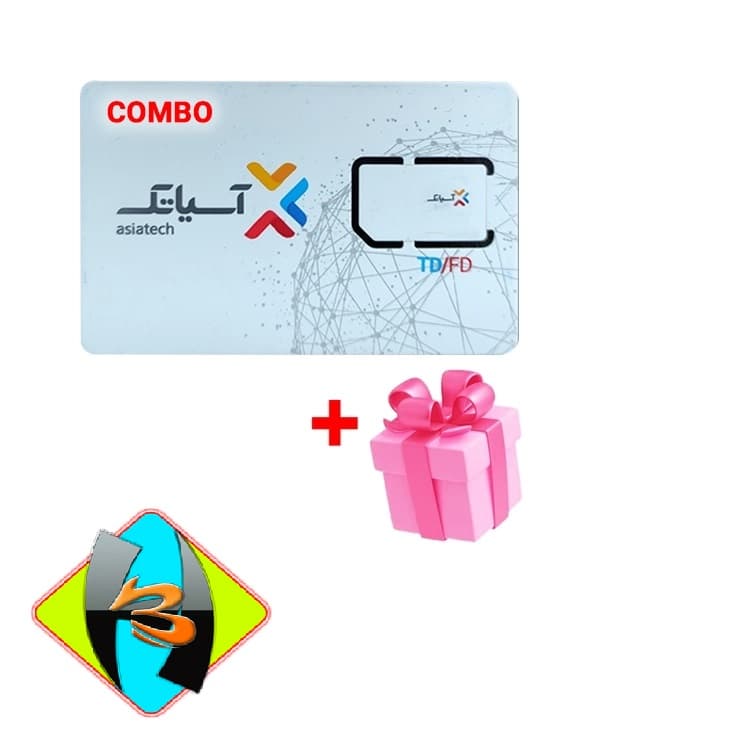 سیم کارت FD / TD-LTE آسیاتک + بسته ی اینترنت 30 گیگ سه ماهه