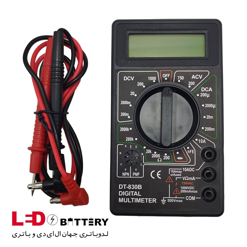 مولتی متر دیجیتال مدل DT-830B
