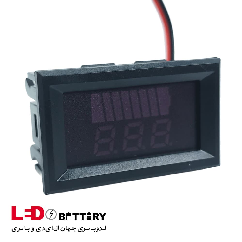 نمایشگر شارژ و ولتاژ باتری 12 تا 60 ولت روپنلی (12V-60V سیلد اسید) — تصویر ۲