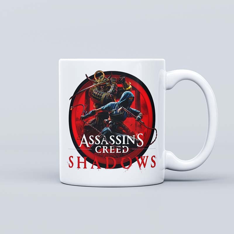 ماگ سرامیکی طرح Assassin’s creed shadows کد 00625