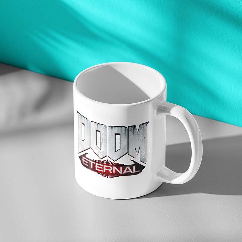 ماگ سرامیکی طرح doom eternal کد 00493 — تصویر ۲