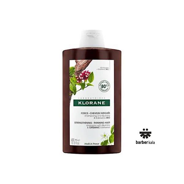 شامپو تقویتکننده و ضدریزش کلوران مدل Quinine & Organic Edelweiss حجم 400 میل
