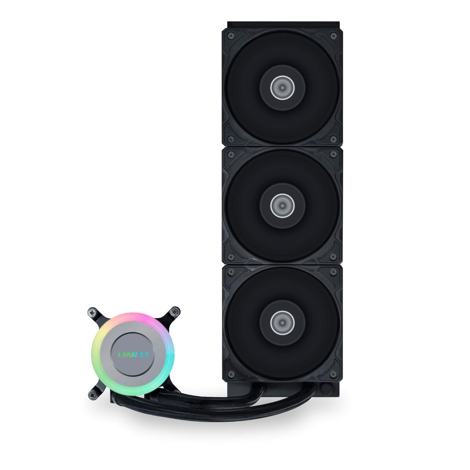 خنک کننده مایع پردازنده لیان لی GA II Lite performanc 360 Black — تصویر ۳