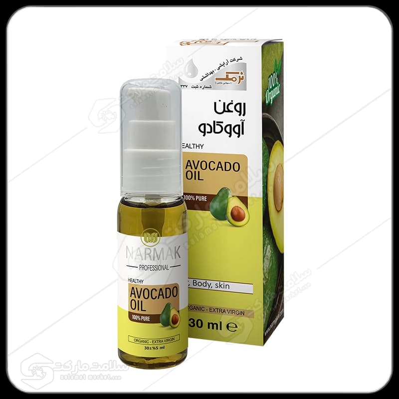 روغن آووکادو نرمک طلایی مدل پمپی | 30 میل
