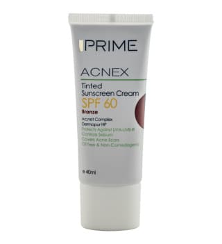 کرم ضد آفتاب فاقد چربی کرم پودری رنگی SPF60 پریم