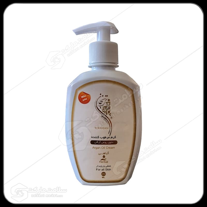 کرم مرطوب کننده آرگان ترنجان مدل پمپی | 250 میل
