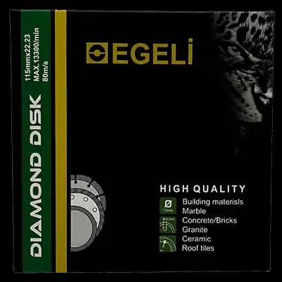 دیسک برشی الکتروپلیت چاکدار ایگلی سایز 115 mm — تصویر ۳