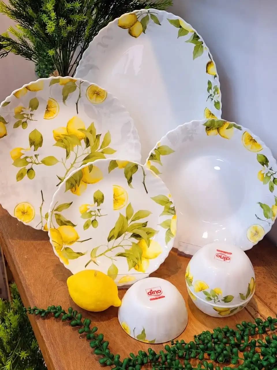 سرویس ارکوپال طرح لیمو 25 پارچه 6 نفره