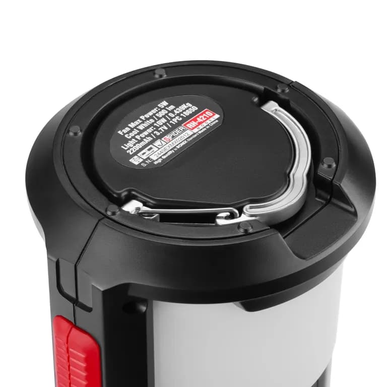 نور افکن و پنکه شارژی رونیکس دوکاره FanPro مدل RH-4210 — تصویر ۱۱