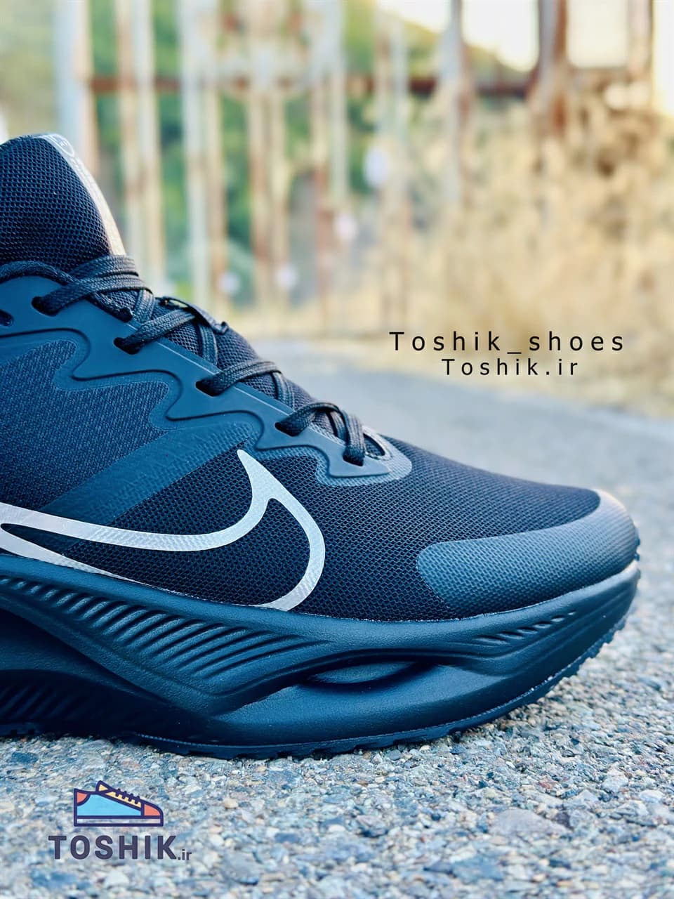کفش نایک zoom x زوم ایکس لبخند تمام مشکی — تصویر ۴