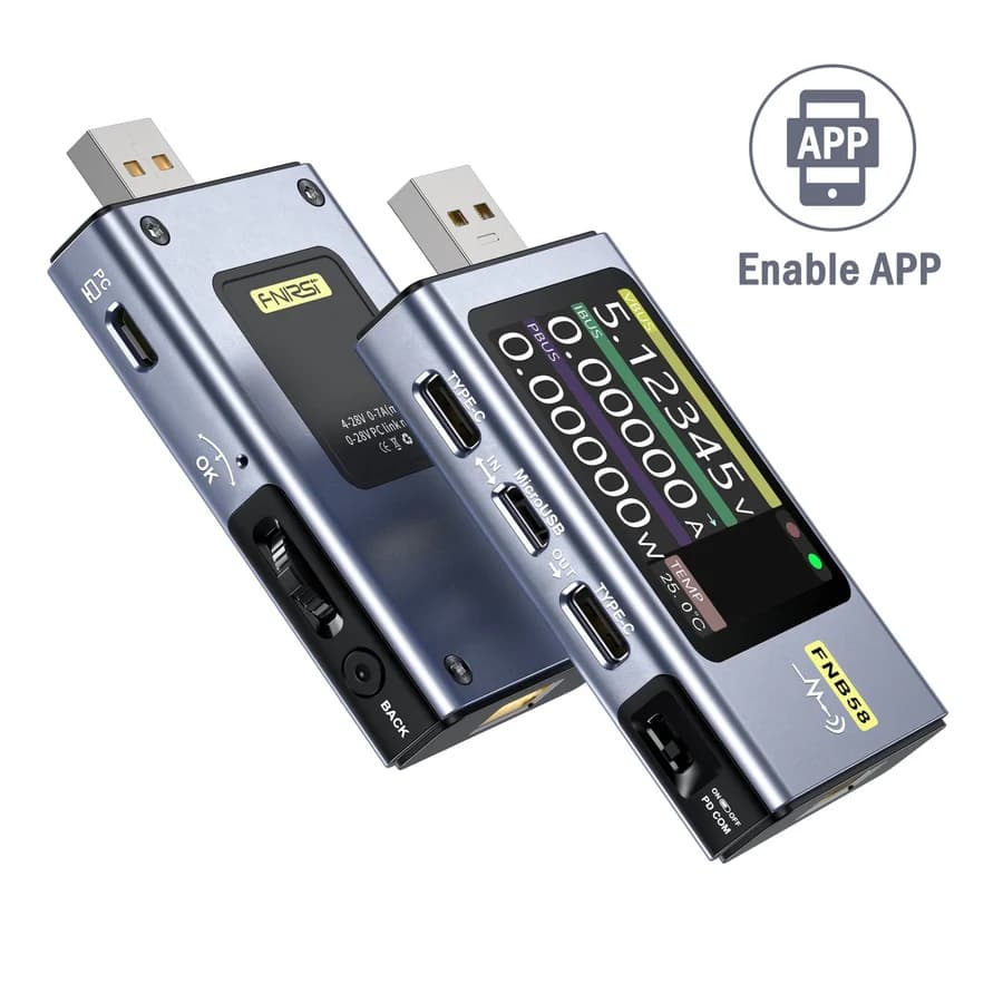 تستر USB هوشمند FNIRSI FNB58