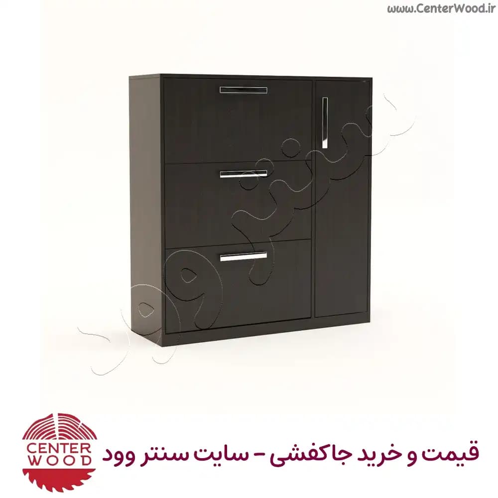 جاکفشی سه درب داشبوردی به همراه قفسه کابینتی کد 2249 — تصویر ۳