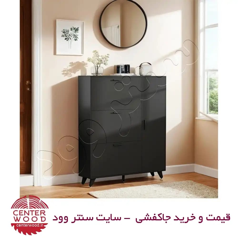 جاکفشی داشبوردی سه درب یک درب کابینتی کد 025 — تصویر ۷