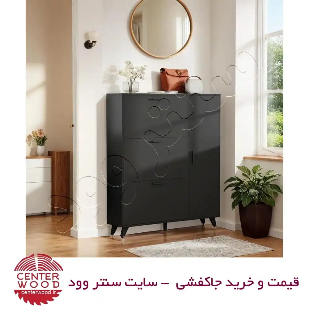 جاکفشی داشبوردی سه درب یک درب کابینتی کد 025 — تصویر ۸