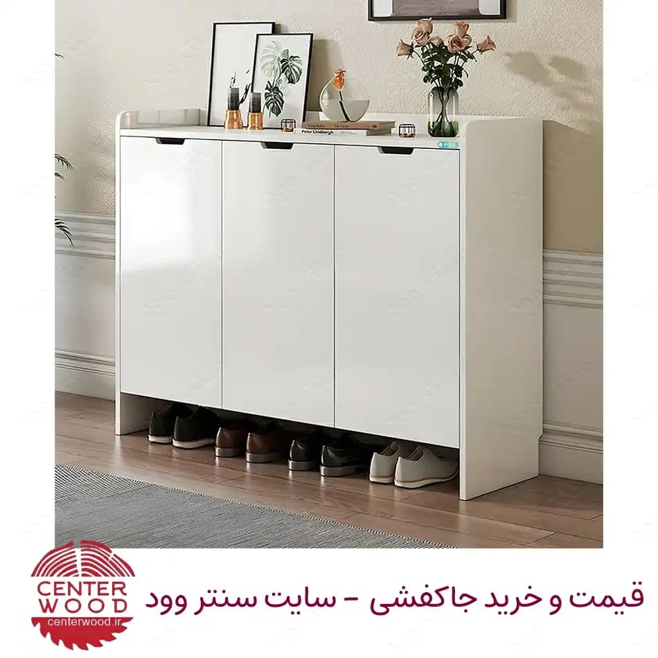 جاکفشی سه درب کابینتی کد 093 — تصویر ۲