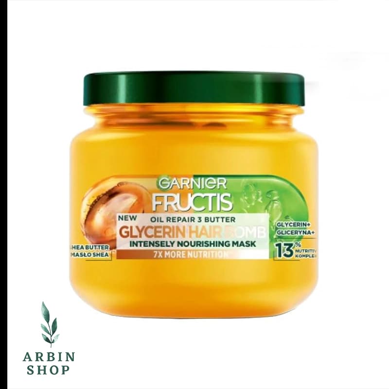 ماسک موی بمب مو گلیسیرین گارنیر GLYCERIN HAIR BOMB — تصویر ۲