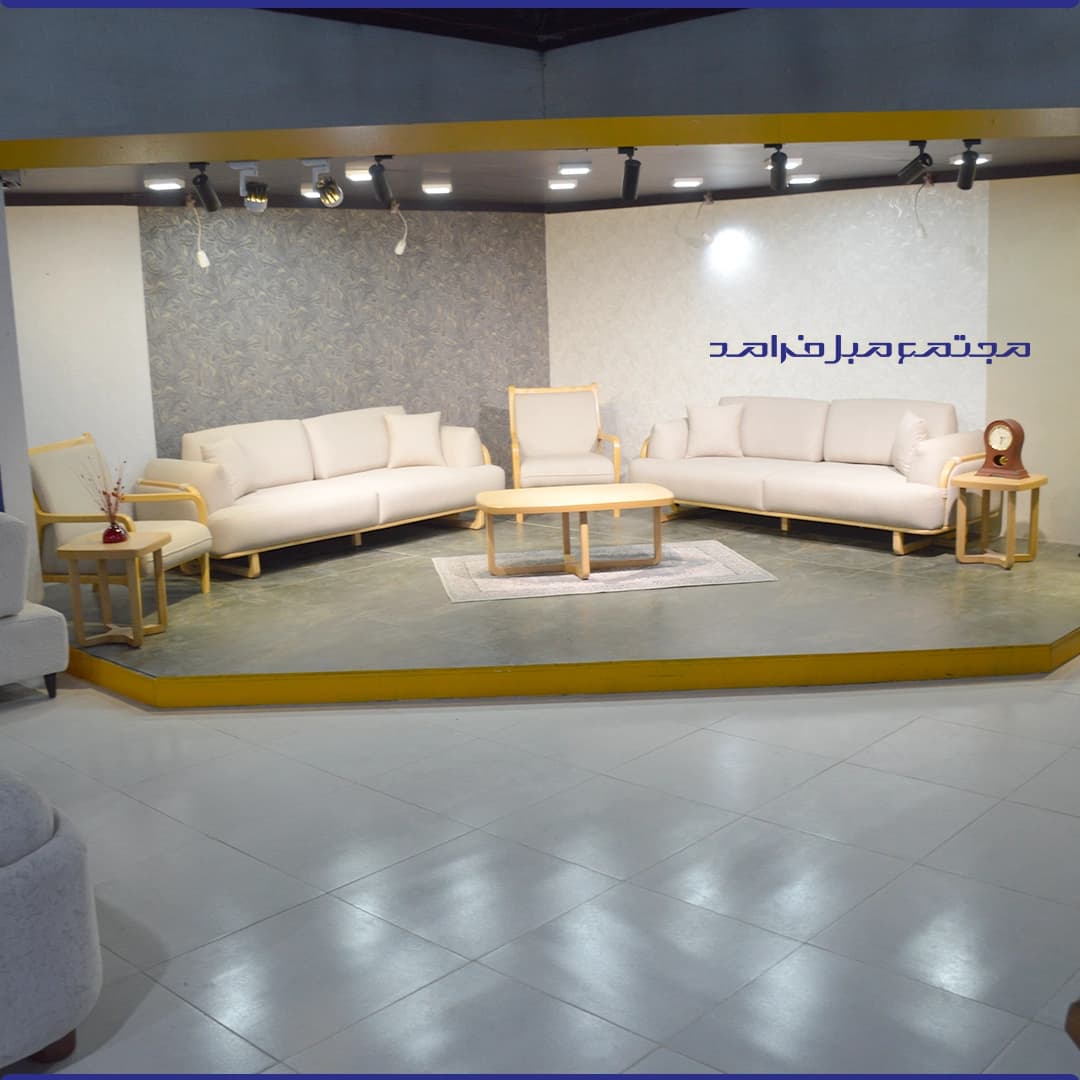 مبلمان راحتی 8 نفره مدل ادسا بدون جلو مبلی