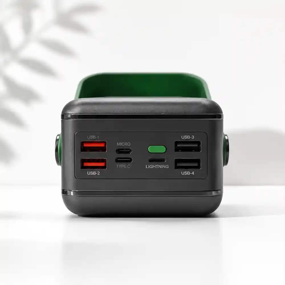 پاوربانک خورشیدی گرین لاین (Green Lion) مدل Solar Max GL-PB73 ظرفیت 50000mAh — تصویر ۵
