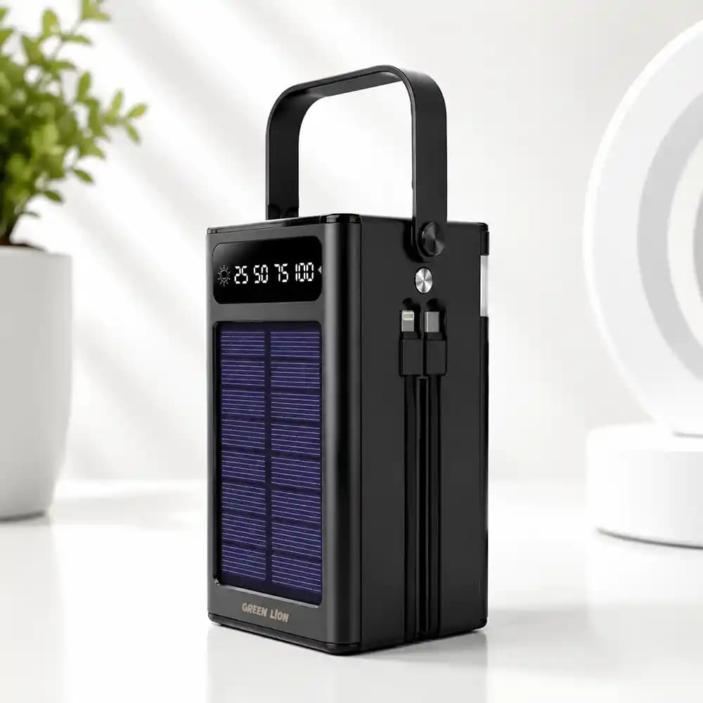 پاوربانک خورشیدی گرین لاین (Green Lion) مدل Solar X GL-PX50 ظرفیت 60000mAh — تصویر ۲