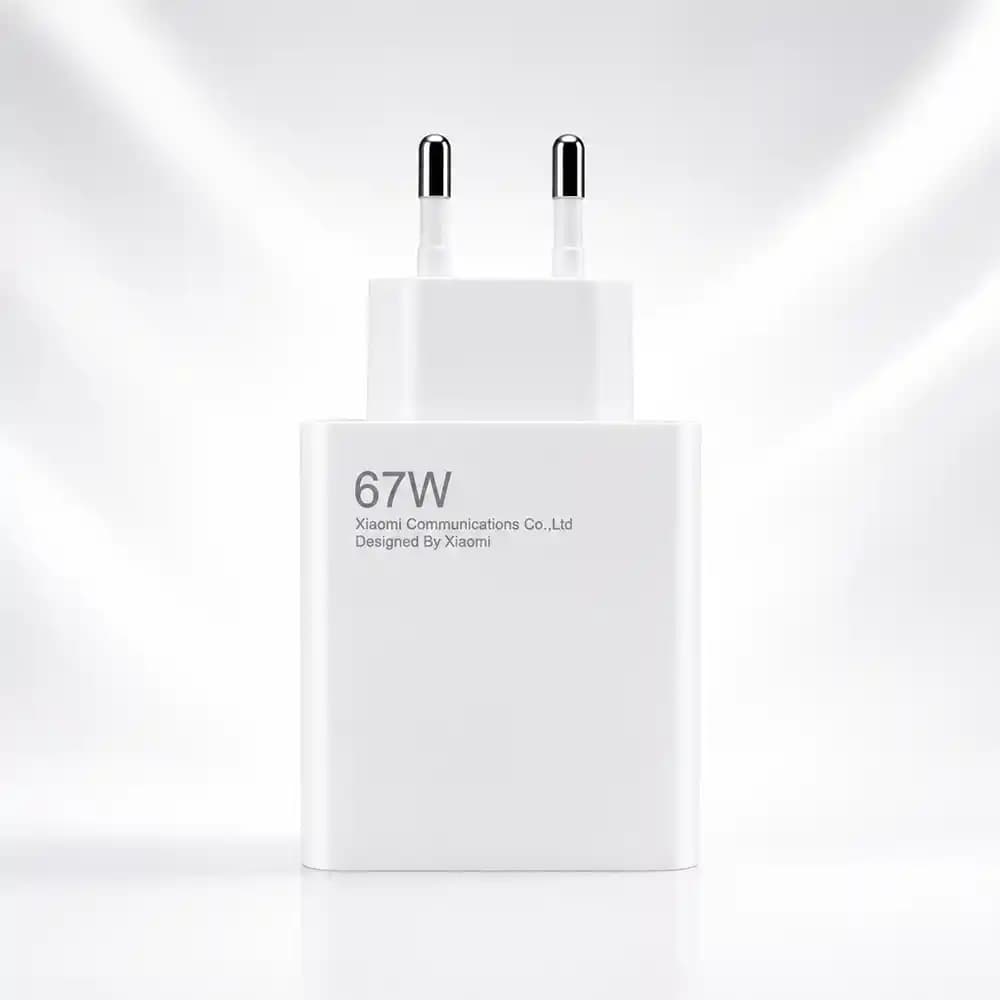 شارژر دیواری اورجینال شیائومی (Xiaomi) مدل 67W به همراه کابل Type-C — تصویر ۳
