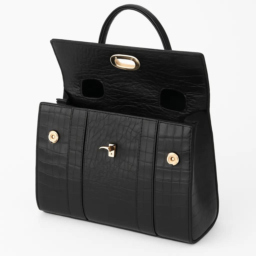 کیف زنانه دستی چرم فارل کد F820 — تصویر ۳