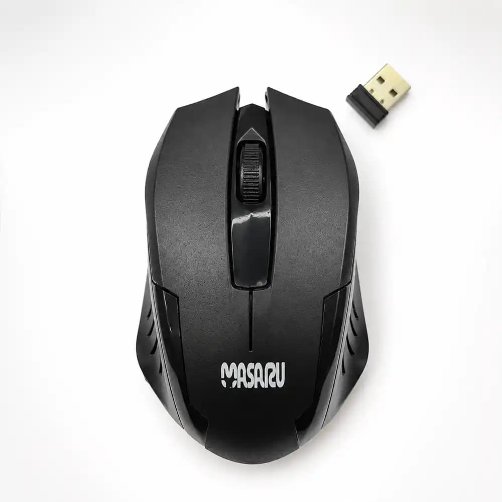 موس بیسیم MASARU مدل M330W دانگل USB – Plug & Play — تصویر ۳