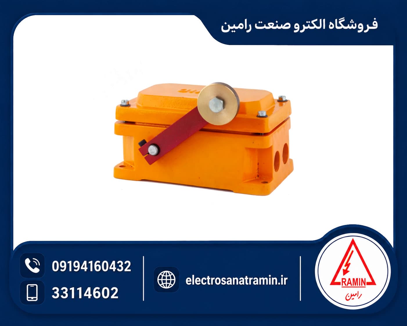 لیمیتسوئیچ گردان اهرمدار مدل NAVID NS100