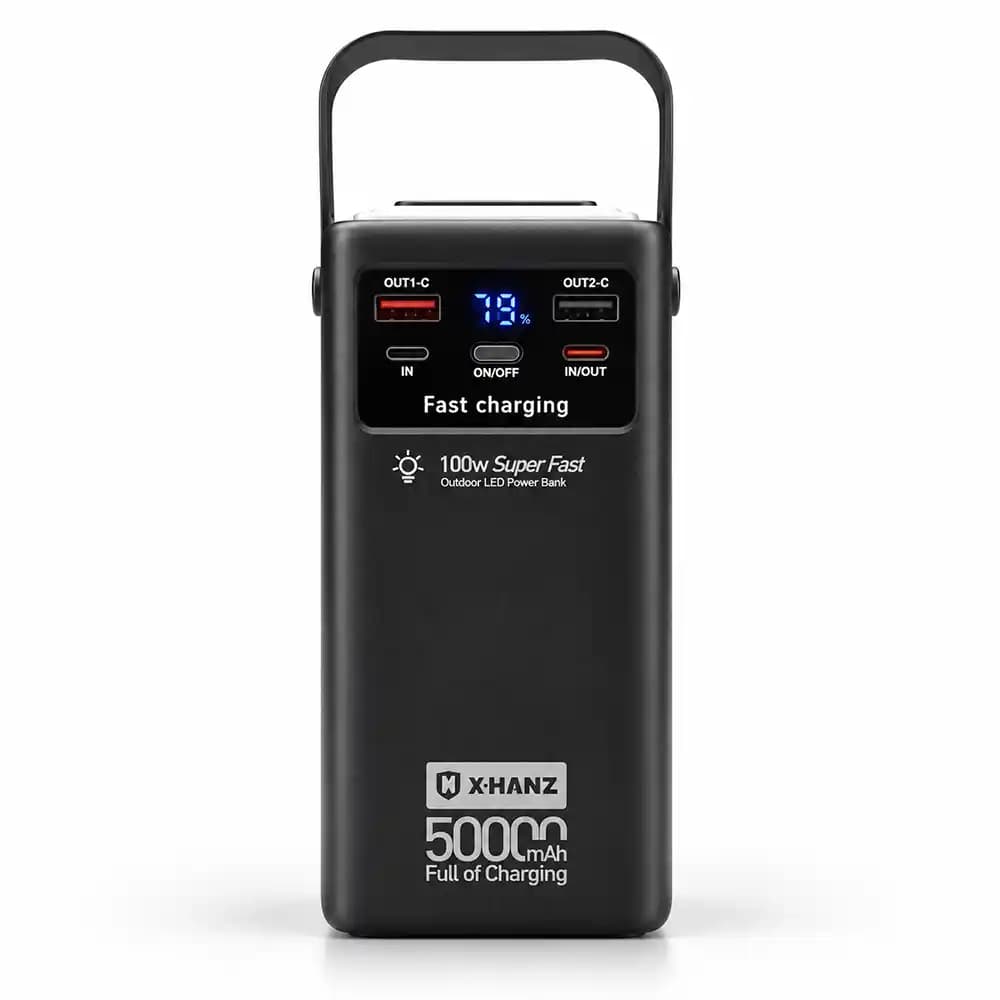 پاوربانک ایکس هنز(XHANZ) مدل PB501 ظرفیت 50000mAh با توان 100W — تصویر ۲