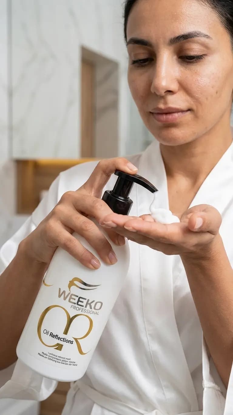 ماسک مو ویکو Oil Reflections با الکسیر روغن مغذی،کراتین هیدرولیز شده — تصویر ۲