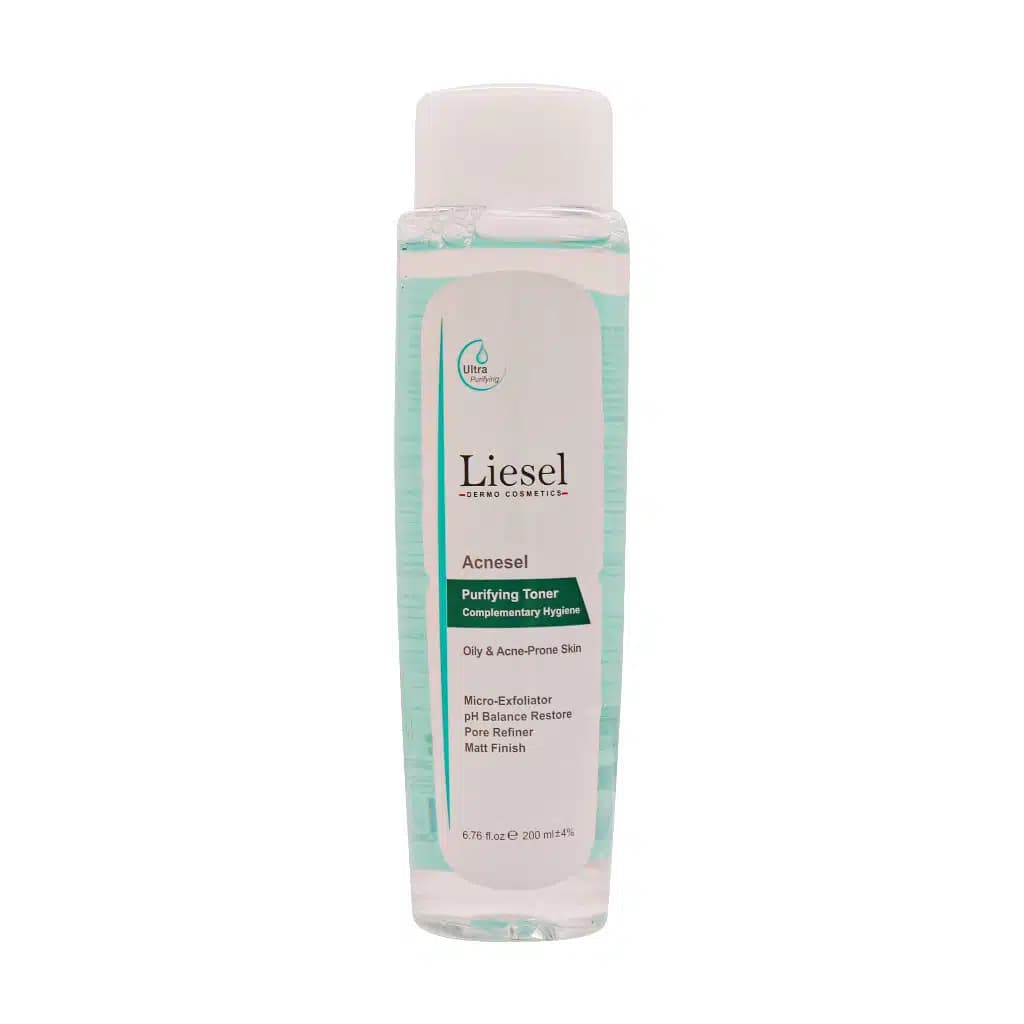 تونر آكنه سل مناسب پوست چرب و مستعد آكنه 200 ميلی ليتر لايسل Liesel