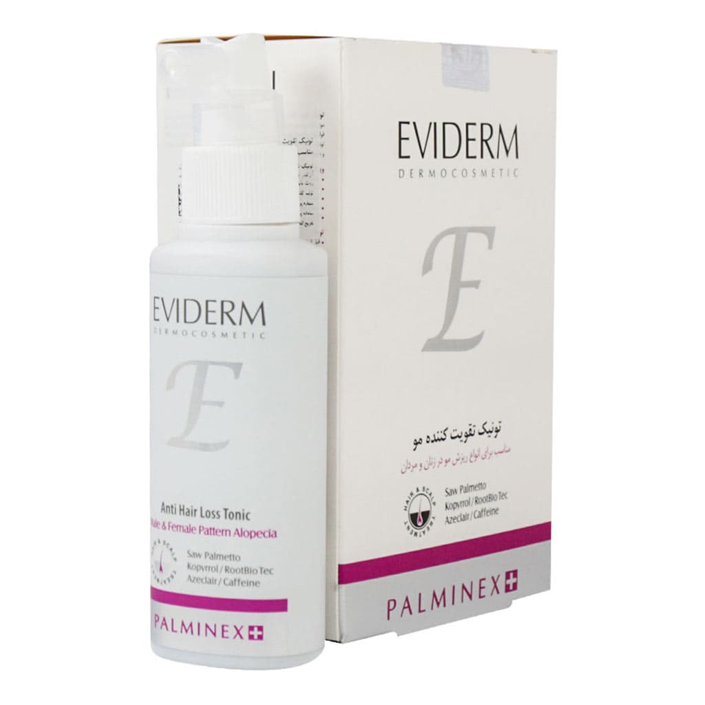 تونیک تقویت کننده مو پالمینکس پلاس 100 میلی لیتر اویدرم EVIDERM — تصویر ۲
