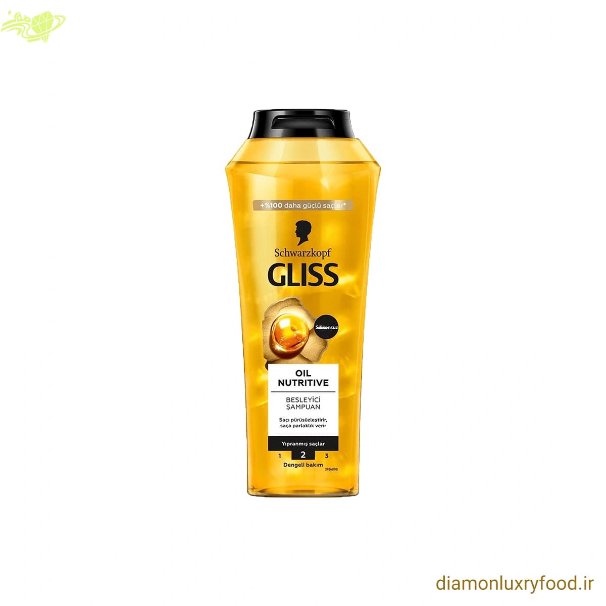 شامپو مغذی و براق کننده موهای آسیب دیده گلیس تُرگ (Gliss) مدل Oil Nutritive، حجم 400 میلی لیتر
