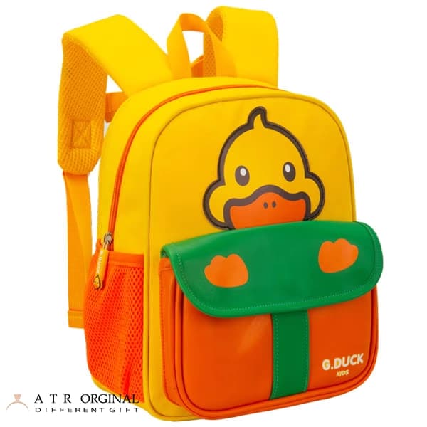 کیف مدرسه کوله پشتی جوجه اردک اولنگ 6103 — تصویر ۲