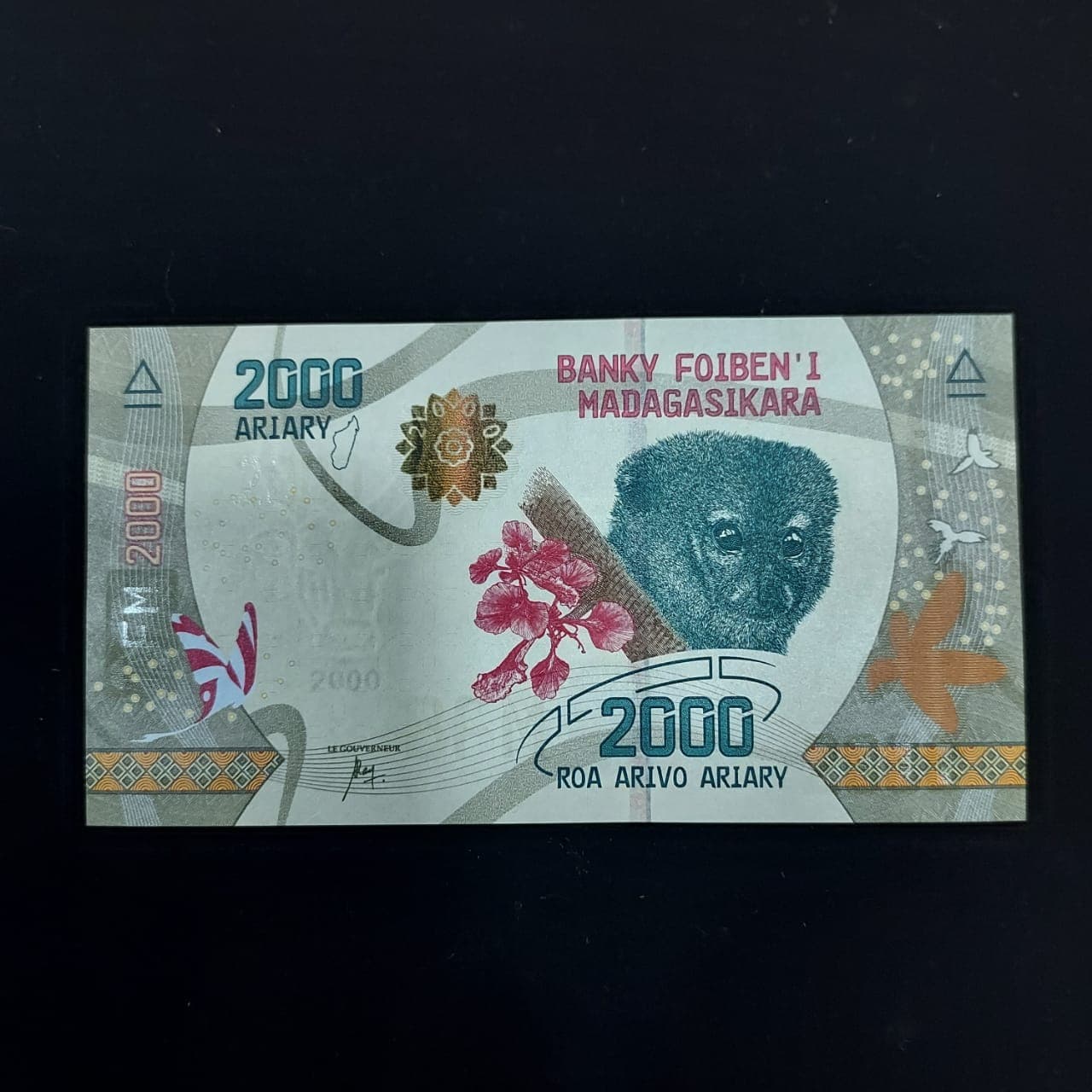 اسکناس ماداگاسکار 2000 آریاری
