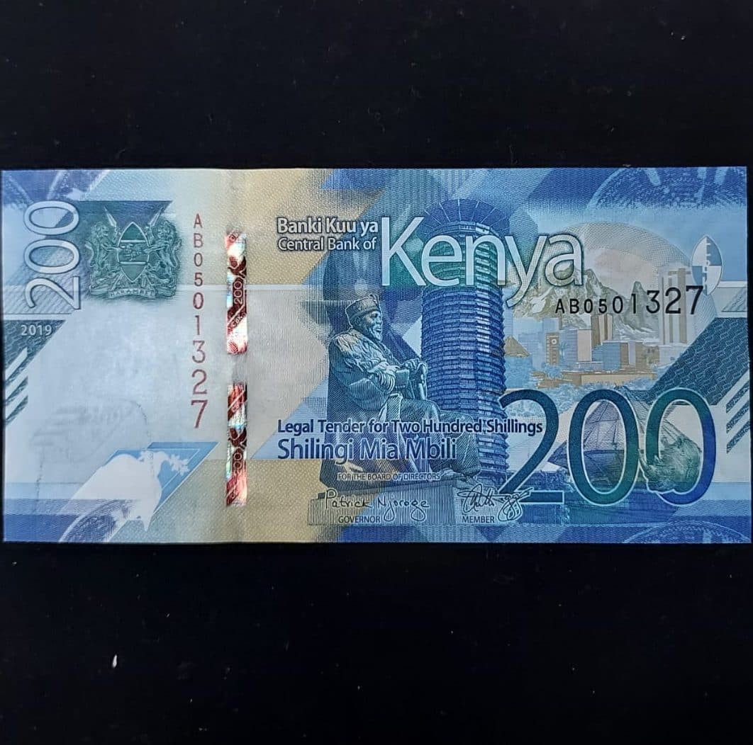 اسکناس کنیا 200 شیلینگ