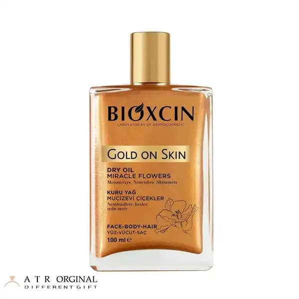 شیمر برنزه کننده بیوکسین مدل Gold on skin
