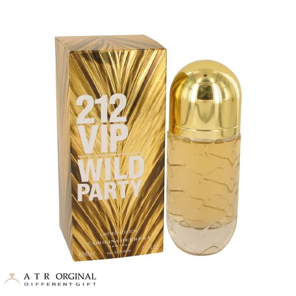 عطر کارولینا هررا 212 وی آی پی وایلد پارتی زنانه ادوتویلت 80 میل — تصویر ۲