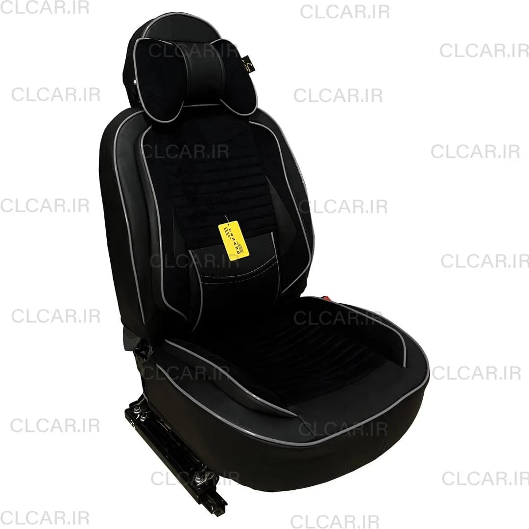 روکش صندلی طرح کامارو چرم و مخمل (سفارشی) مناسب ریو کد (R-CAM-M)