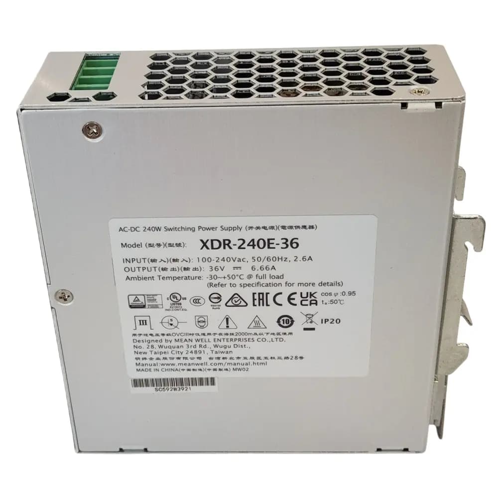 منبع تغذیه ریلی 36 ولت XDR-240E-36 — تصویر ۳
