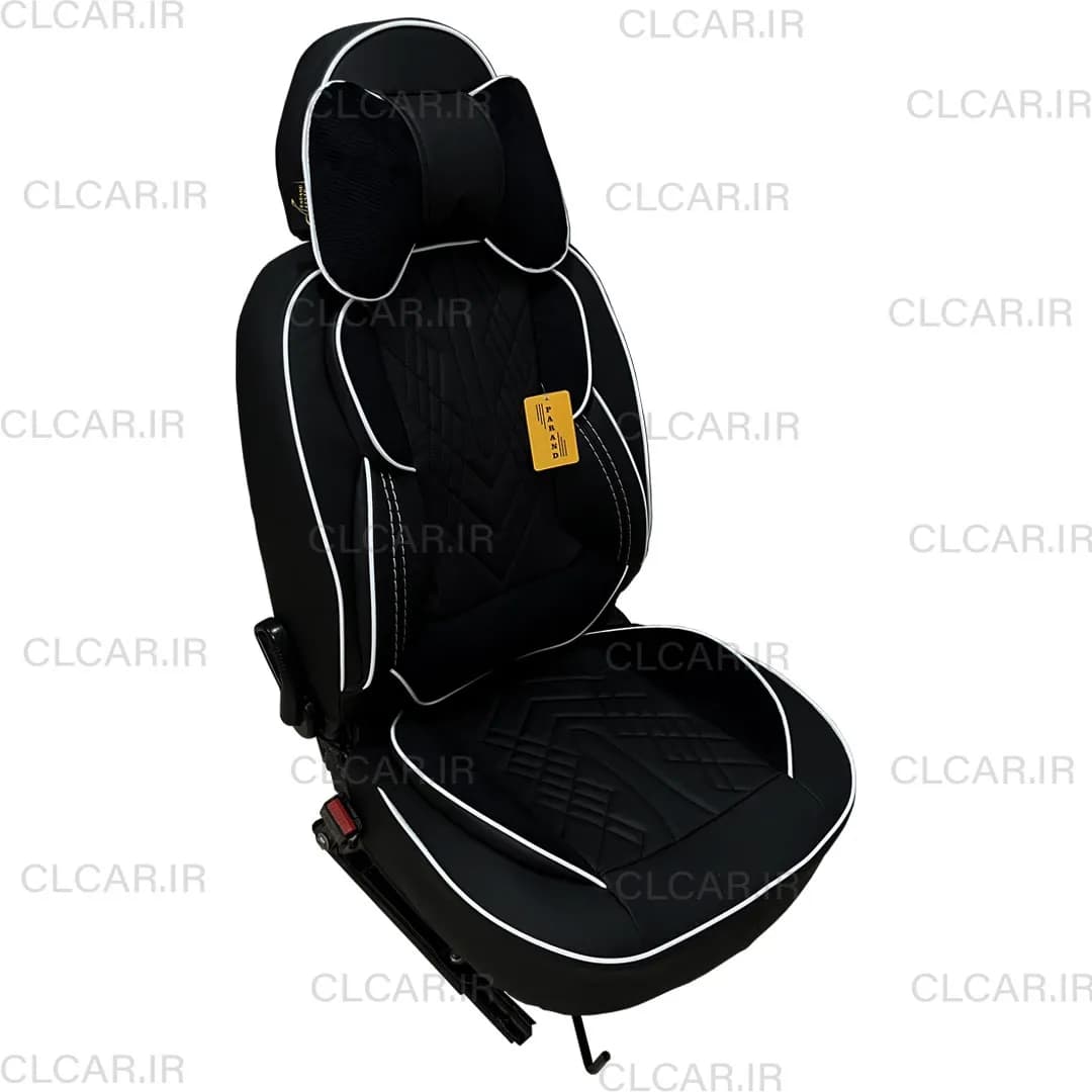 روکش صندلی طرح کینگ چرم و مخمل (سفارشی) مناسب رنو ال 90 کد (L90-KNG) — تصویر ۷