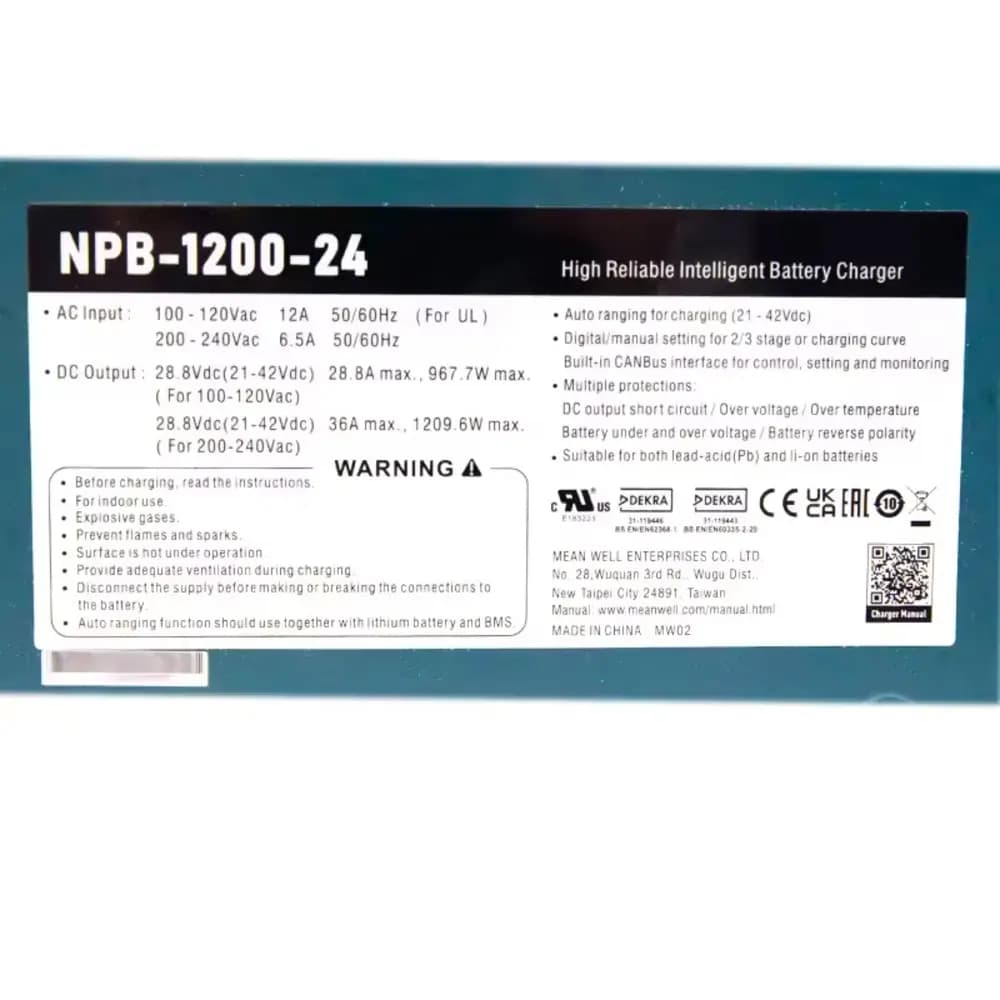 شارژر هوشمند NPB-1200-24 — تصویر ۷